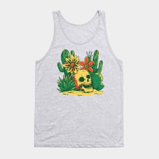 Skull in the Garden Tank Top